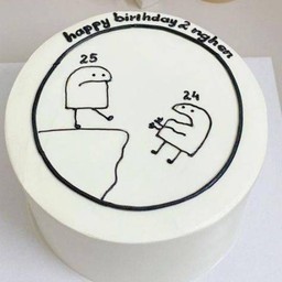 155.พร้อมส่ง10cm หรือ1ปอน.ใส่เลขอายุวงกลมล้อมรอบ