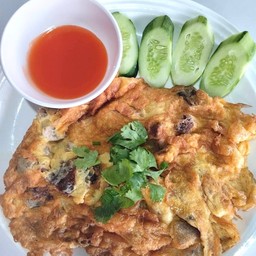 ไข่เจียวเป็ดราดข้าว