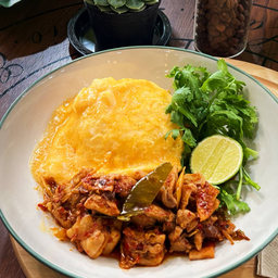 ข้าวไข่ข้นต้มยำไก่ผัดแห้งNK