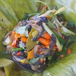 ห่อหมกฮวก  (ใช้เวลาประมาณ 15-20นาที)