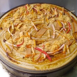 พริกเผา+แฮม+ไส้กรอก+ปูอัด+หมูหยอง