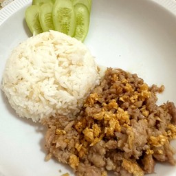 หมูสับกระเทียมพริกไทย