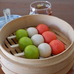 หมั่นโถวดังโงะ (1 ไม้) Mantou Dango