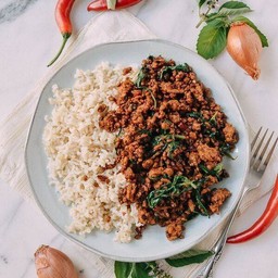 ข้าวกะเพราหมูสับ