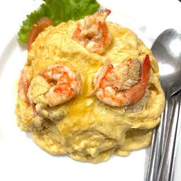 ข้าวไข่ข้นกุ้ง