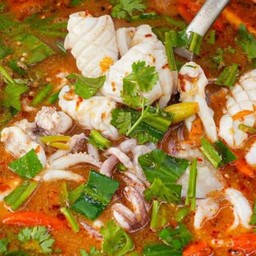 ต้มยำหมึกน้ำข้น