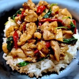 ข้าวราดกะเพราไก่