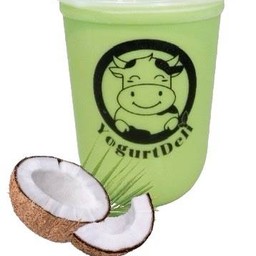 มะพร้าวปั่นอะโวคาโด avocado coconut milkshake