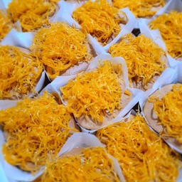 2 ชิ้นฝอยทองมะพร้าวอ่อน