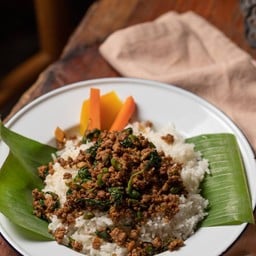 กะเพราเนื้อสับ