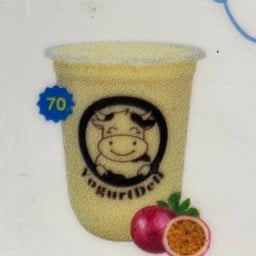 โยเกิร์ตปั่นเสาวรส passion fruit yogurt