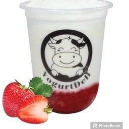 โยเกิร์ตปั่นสตอเบอรี่ Strawberry Yogurt