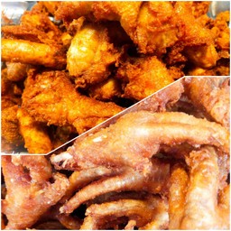 คอไก่ทอด 4 ชิ้น + ขาไก่ทอด 6 ชิ้น