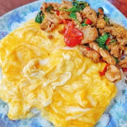 กะเพราะไก่ไข่ข้น