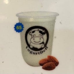 มะพร้าวปั่นอัลมอนด์ almond coconut milkshake