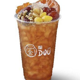 น้ำขิงน้ำผึ้งเย็นทรงเครื่องแก้ว 20 oz