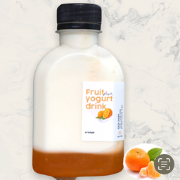 โยเกิร์ตส้มเขย่า Orange yogurt shake