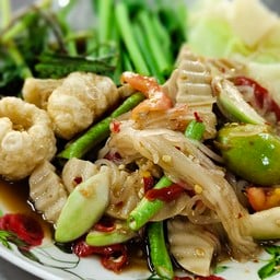 ตำเส้นเล็กปลาร้า