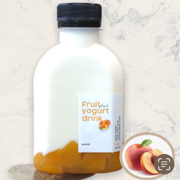 โยเกิร์ตพีชเขย่า peach yogurt shake