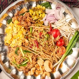 ตำถาดลาวผัดหมี่โคราช