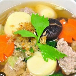 ต้มจืดเต้าหู้หมูสับ