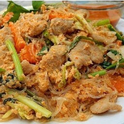 สุกี้หมู  แห้ง