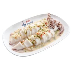 ปลาหมึกไข่นึ่งมะนาว