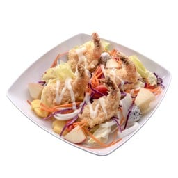 สลัดกุ้งทอด