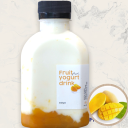 โยเกิร์ตมะม่วงเขย่า mango yogurt shake