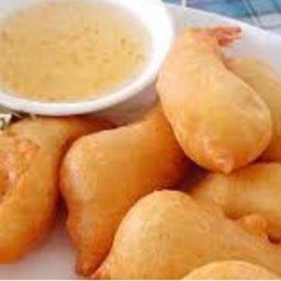 กุ้งชุปแป้งทอด