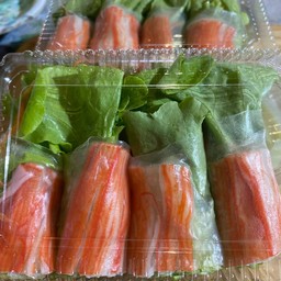 สลัดโรลแป้งปูอัด8ชิ้น
