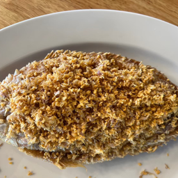 ปลาทับทิมทอดกระเทียม