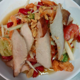 ตำไทยคอหมูย่าง