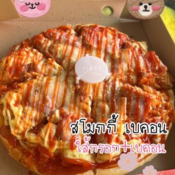 4.สโม้กกี้ เบคอน(ไส้กรอก + เบคอน)