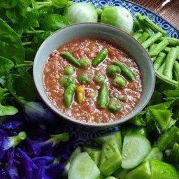 ชุดน้ำพริก  & ผักสด ผักลวก