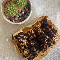 ปังปิ้งเนยนมราดช็อกโกแลต