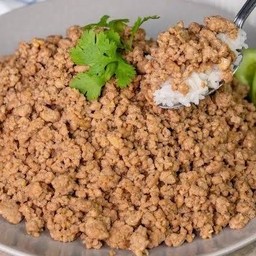 ข้าวรวนหมูสับ