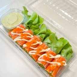 สลัดโรลปูอัดไข่กุ้ง