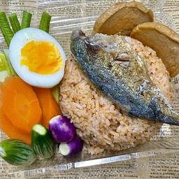 ข้าวคลุกน้ำพริกนรก