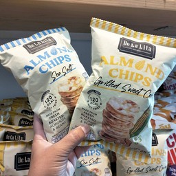 ALMOND  มี2รสชาติ รสเกลือทะเล&รสข้าวโพดหวานย่าง
