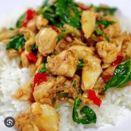 กระเพราไก่ (คุณประหยัด)