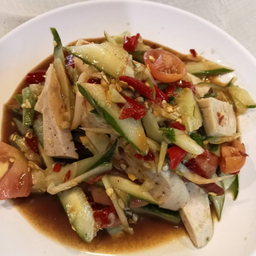 ตำแตงหมูยอปลาร้า