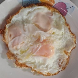 ข้าวราดไข่ดาวแฝด 3 ฟอง