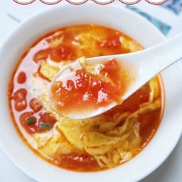 ซุปไข่มะเขือเทศ