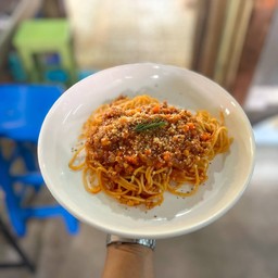 สปาเก๊ตตี้ซอสมะเขือเทศหมูสับ