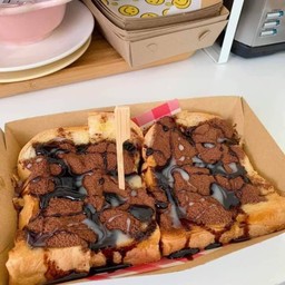 ปังปิ้งโอวัลตินราดนม+ช็อกโกแลตx2