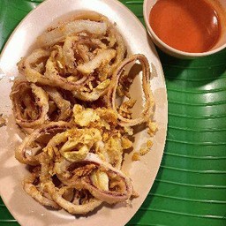 หมึกวงชุปแป้งทอด