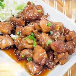 ไก่ผัดซอสเทอริยากิ (กับข้าว)