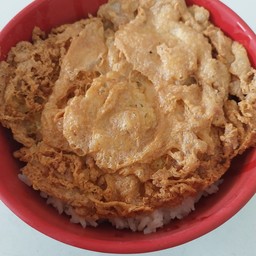 ข้าวไข่เจียวหมูสับฟูกรอบ ไข่1ฟอง