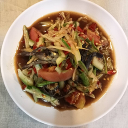 ตำแตงปูดำปลาร้า